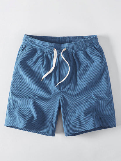 Seekü turtle Print Kontrast Ringer T-Shirt & Corduroy 7" Shorts