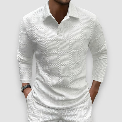 Rian | Gestricktes Herren Polo-Shirt