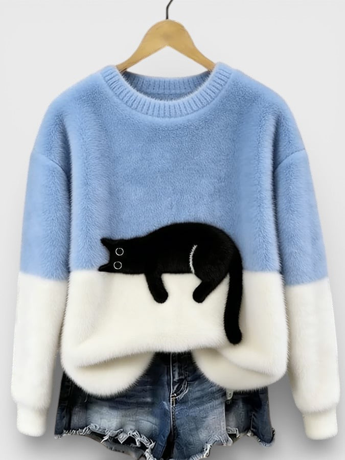 Luna™ | Hoodie mit Katzenprint