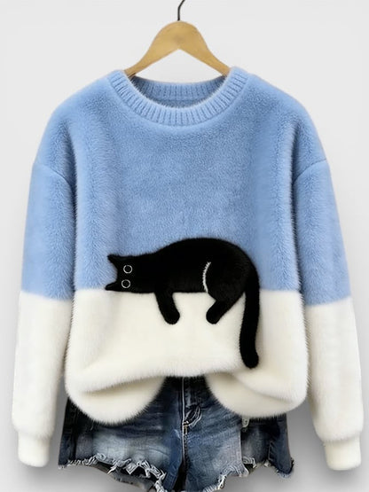 Luna™ | Hoodie mit Katzenprint