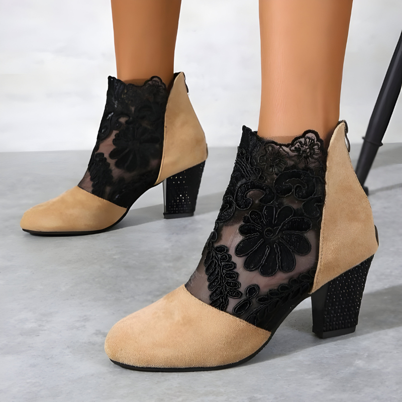 ELENA - Stilvolle atmungsaktive orthopädische Stiefeletten
