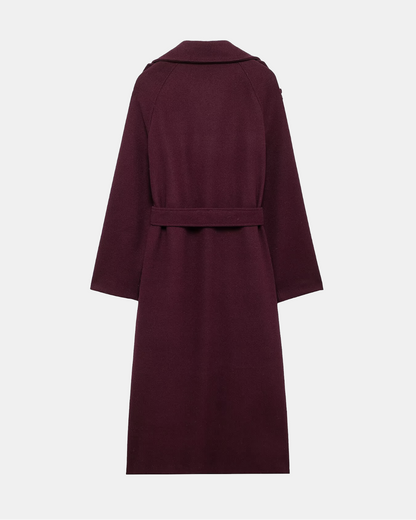 Amalia | Trench-coat bordeaux