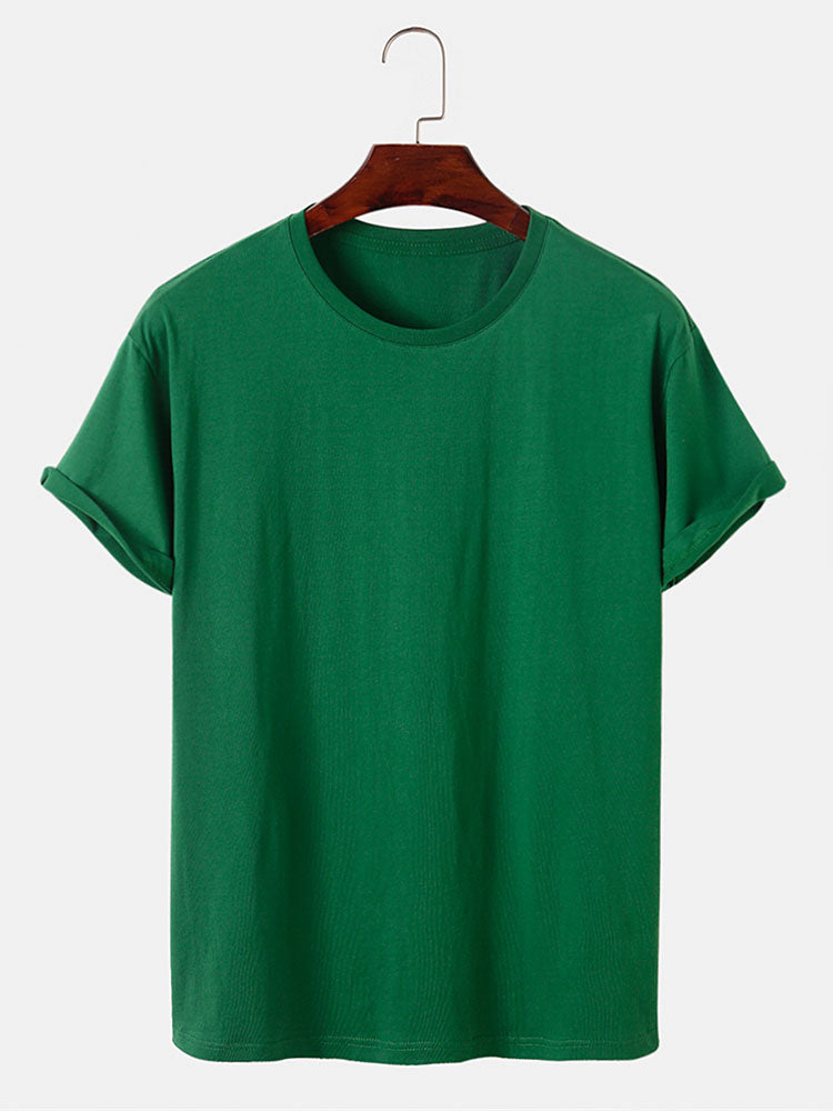 100% Baumwolle Basic T-Shirt