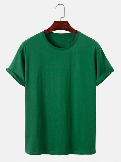 100% Baumwolle Basic T-Shirt