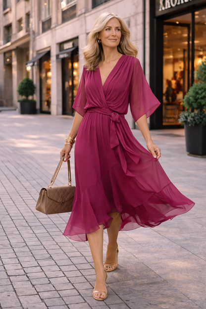 Laura – Chiffon Kleid Sommer