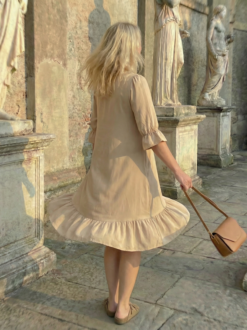 Daven | Kleid mit sanften Rüschen
