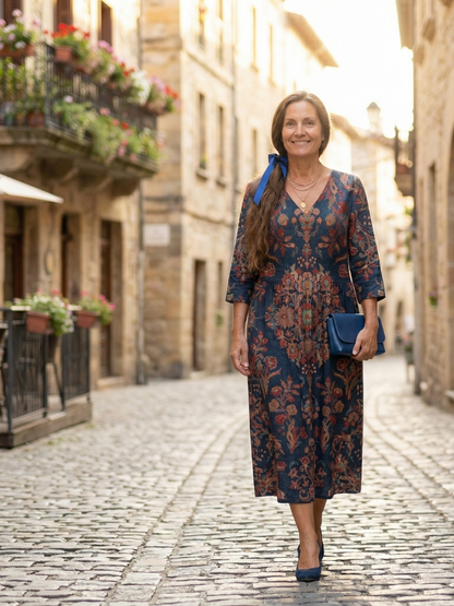 Ulrike | Weiches Midi-Kleid