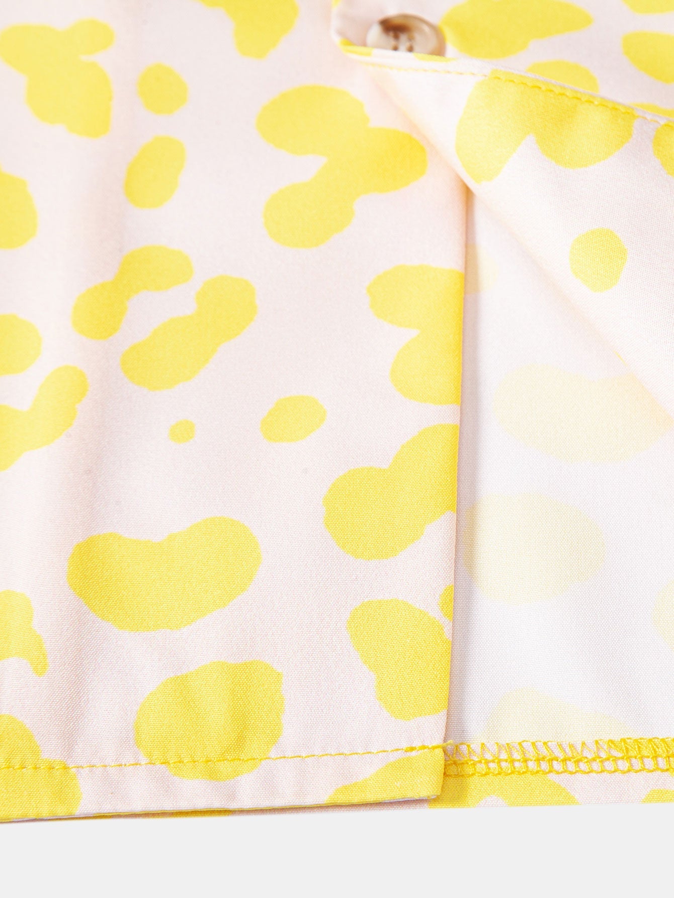 Leopardenmuster Button-Up Hemd & Badehose