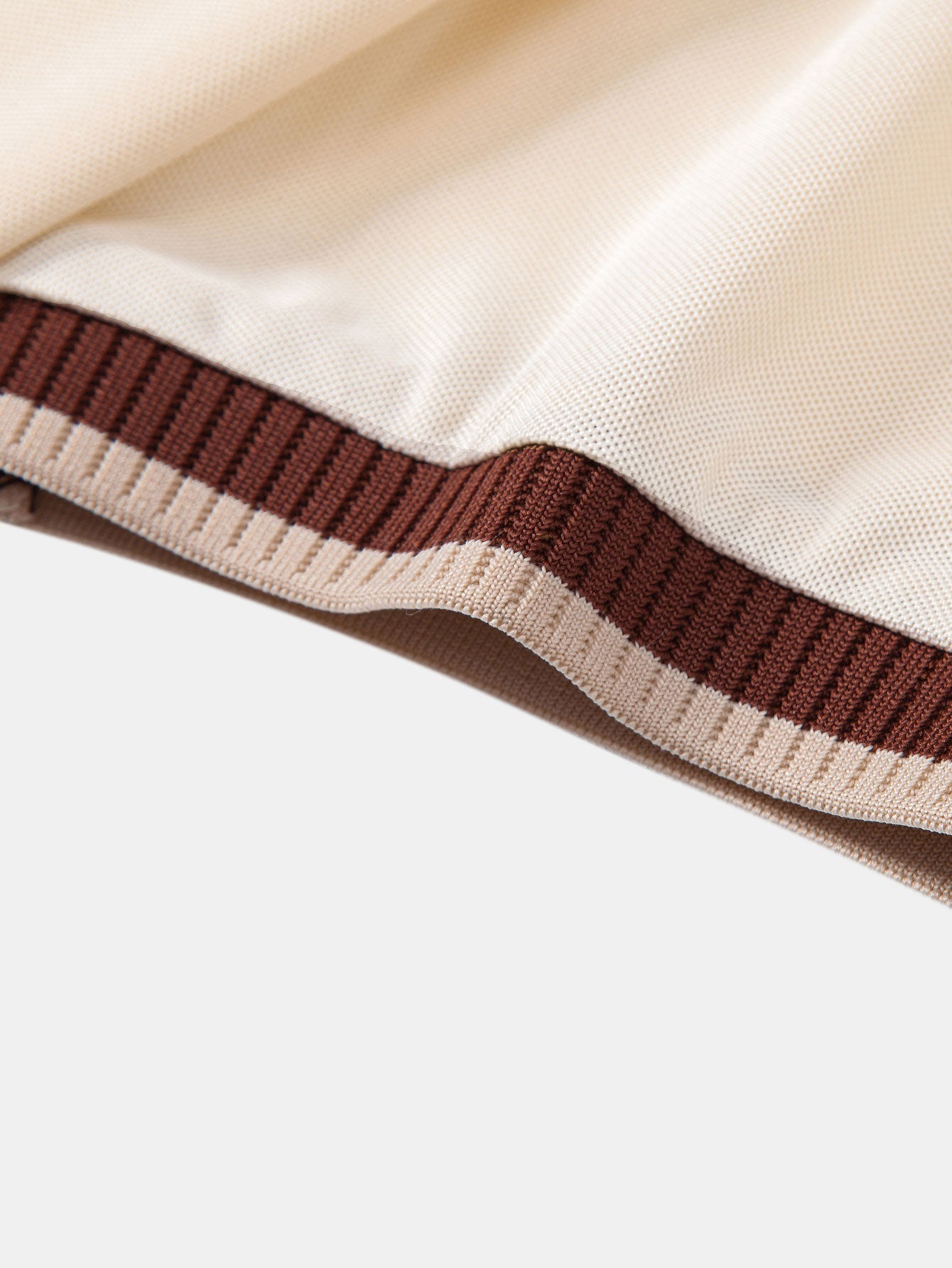 Kontrastbesatz Reißverschluss Polo & Slim Fit Tapered Hose