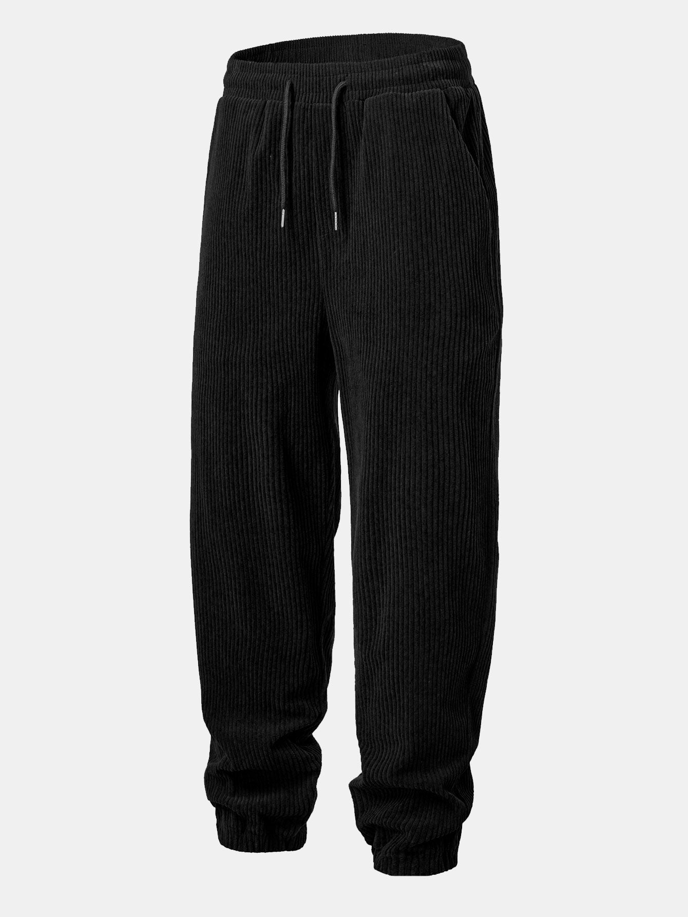 Corduroy-Hoodie mit Kängurutasche & Corduroy-Jogginghose
