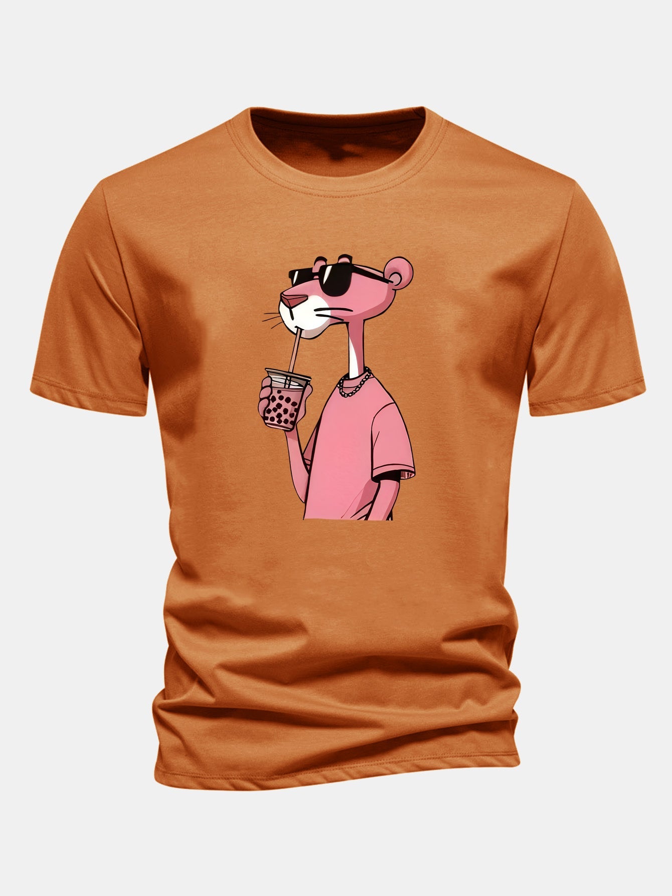 Regulär geschnittenes T-Shirt mit Pink Panther Druck