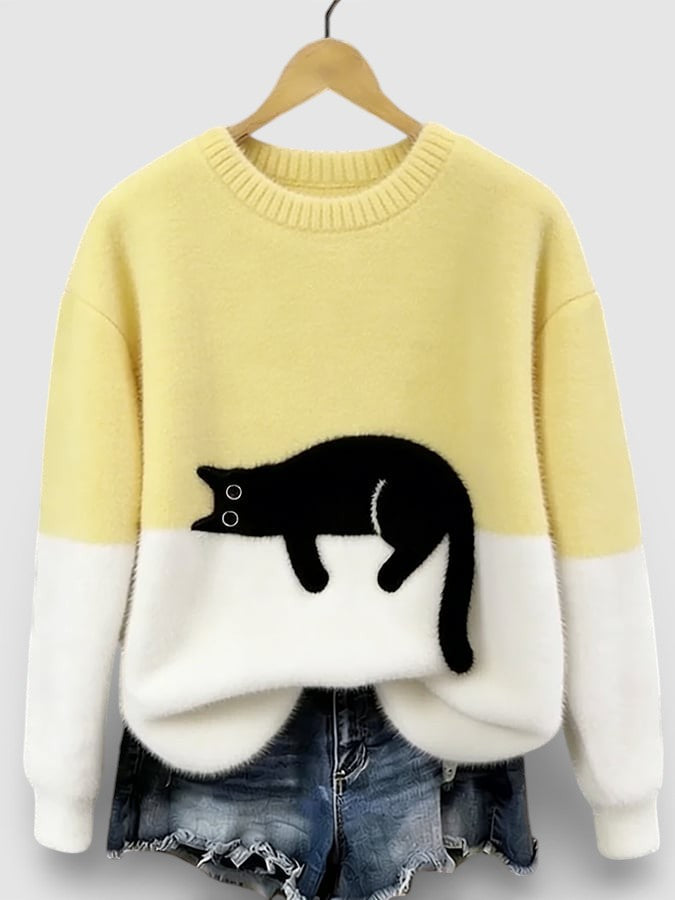 Luna™ | Hoodie mit Katzenprint