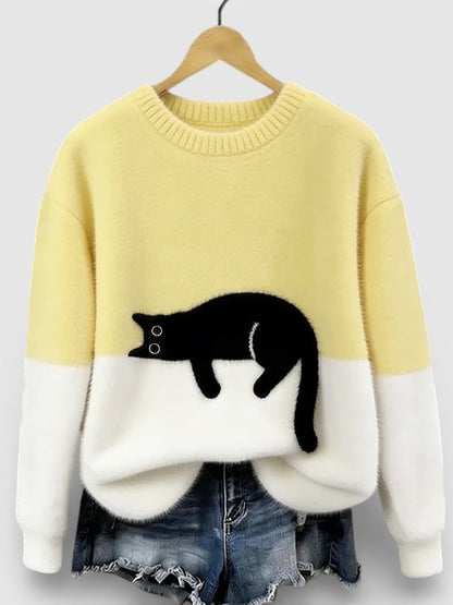 Luna™ | Hoodie mit Katzenprint