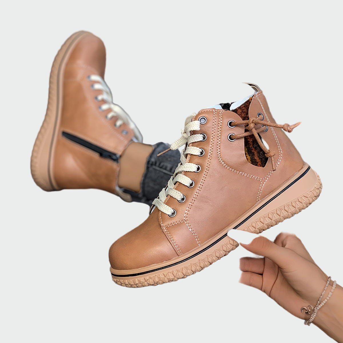 AlpenNord™ | Orthopädische Lederstiefel bis zur Knöchel