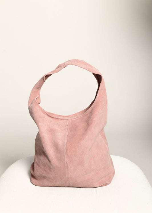 SUEDE SHOPPER BLUSH