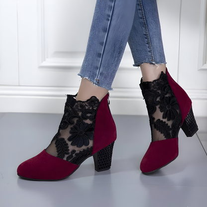 ELENA - Stilvolle atmungsaktive orthopädische Stiefeletten