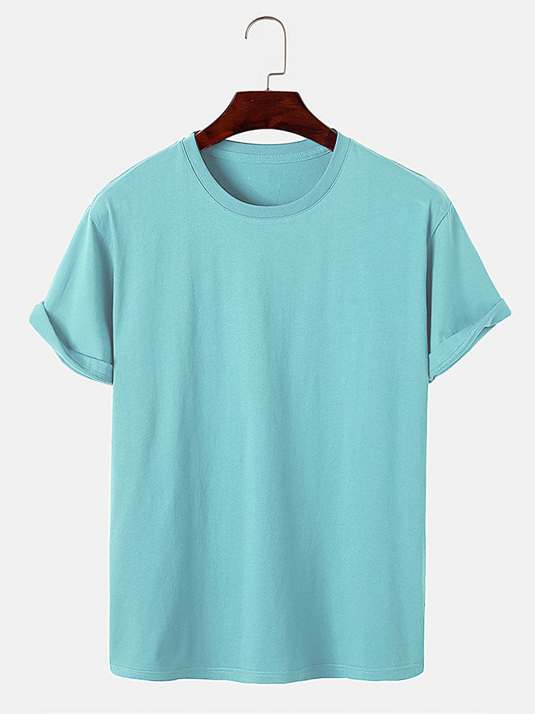 100% Baumwolle Basic T-Shirt