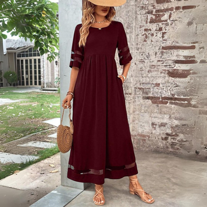 Aubrey™ | Figurbetontes midi Kleid mit Bauchweg-Effekt