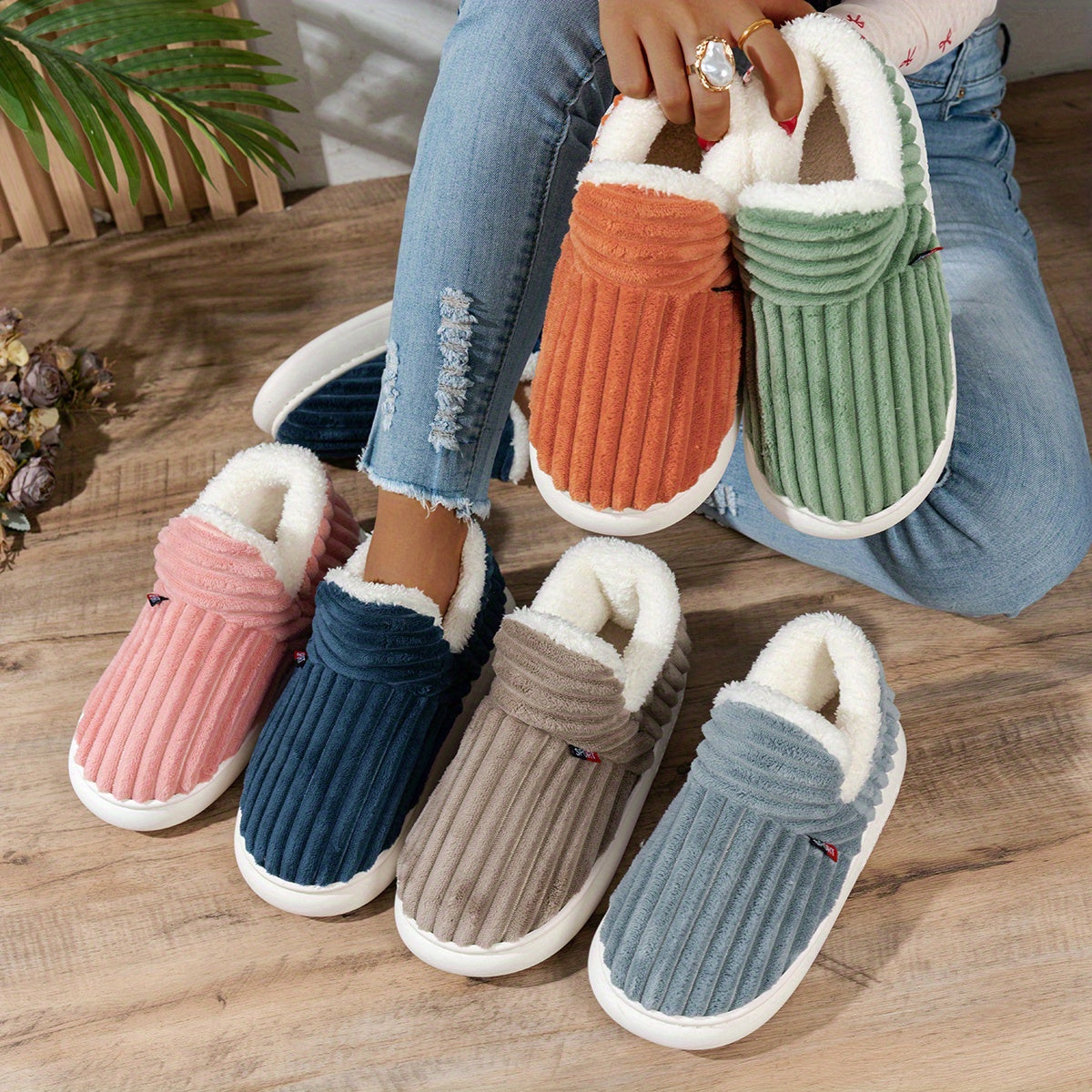 NORDWARM™ | Plüsch-Hausschuhe für Warmen Komfort
