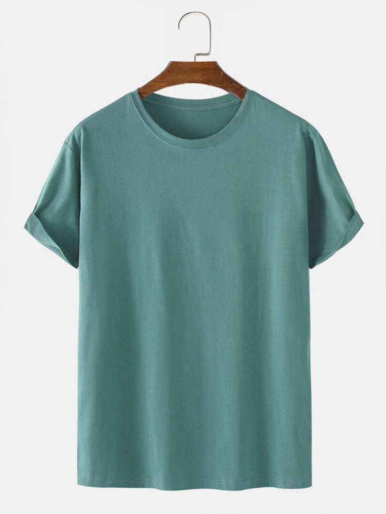 100% Baumwolle Basic T-Shirt