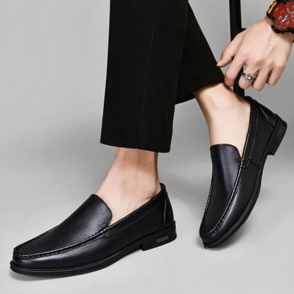 Elegante Leder Slipper