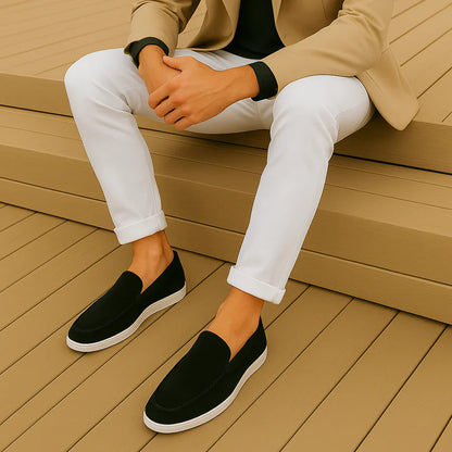 Lässige Wildleder Slipper