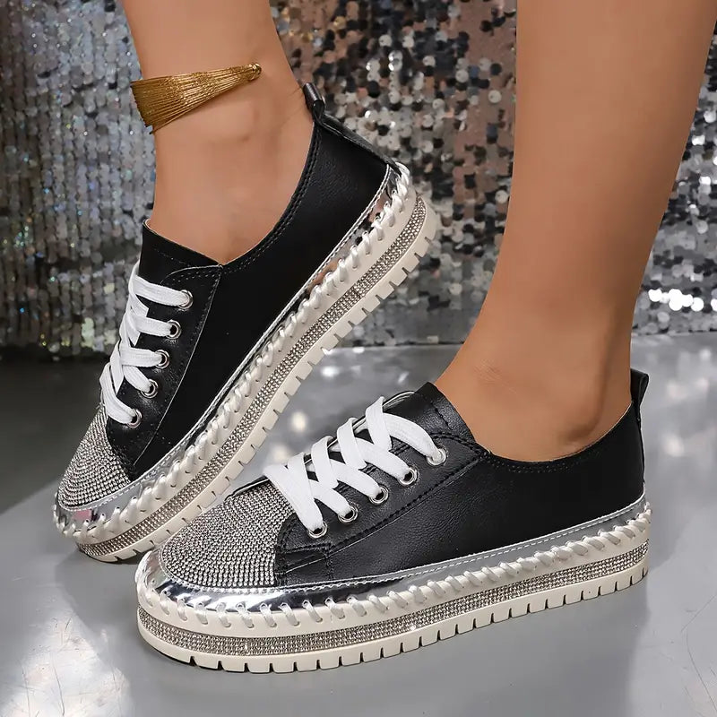 Crissa™ | Orthopädische Turnschuhe mit Strasssteinen