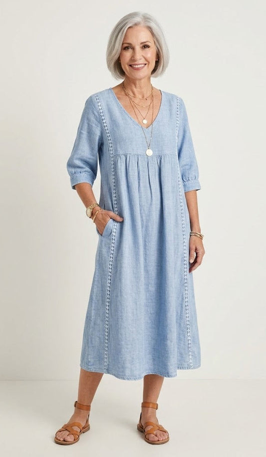 Juliette I Elegance A-Linie Maxi-Kleid