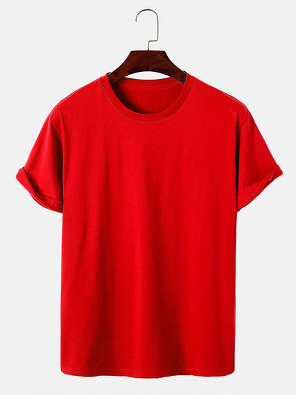 100% Baumwolle Basic T-Shirt