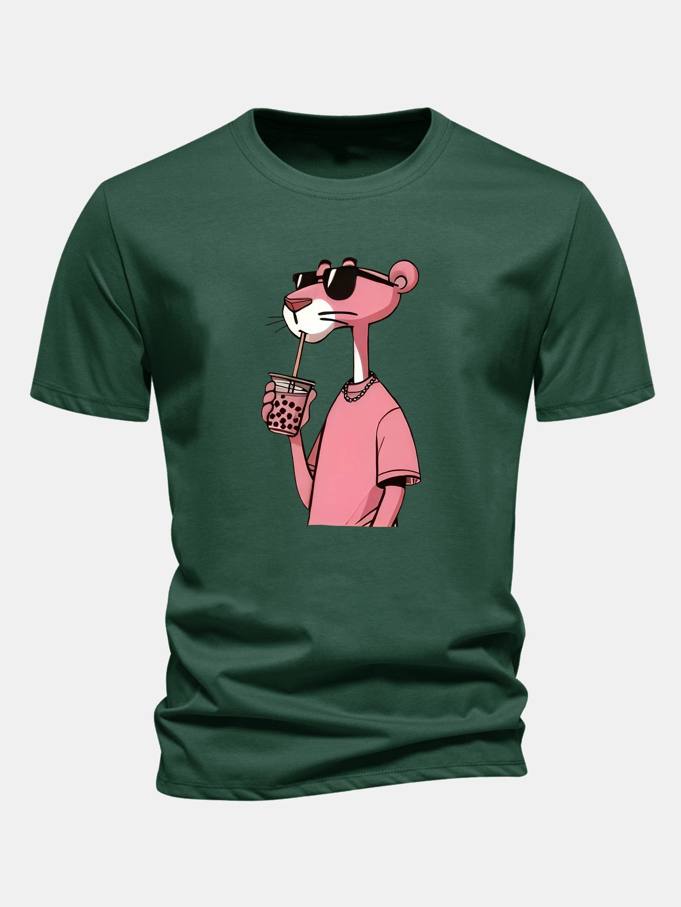 Regulär geschnittenes T-Shirt mit Pink Panther Druck