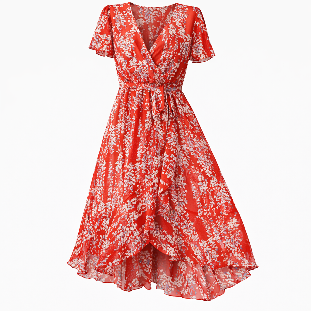 VIVIENNE | Emma - Midi Blumenkleid