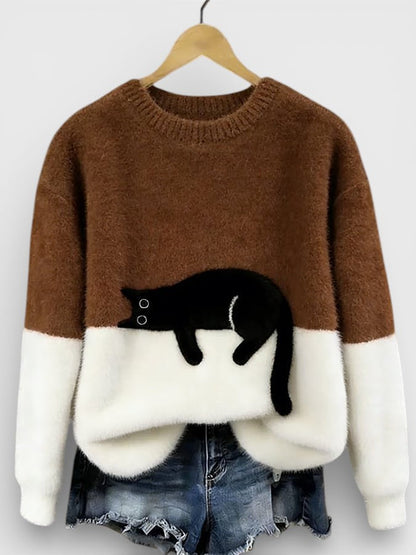 Luna™ | Hoodie mit Katzenprint