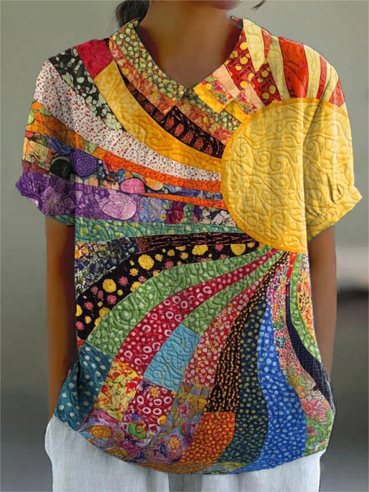 Maine | Sunburst Patchwork-Hemd