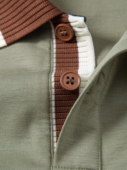 Kontrastbesatz Polo & Slim Fit Tapered Hose