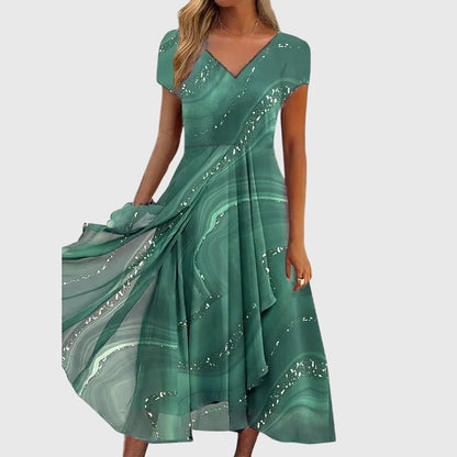 Aubrielle | Fließendes Midikleid