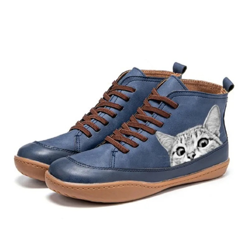 MAELEN™ | Damen Leder-Sneaker