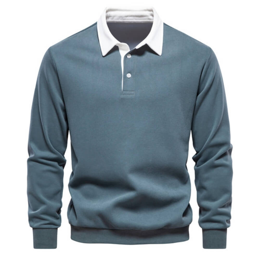 Emil™ | Elegantes Langarm-Poloshirt Herren