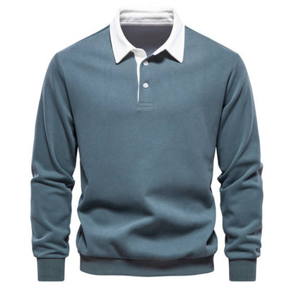 Emil™ | Elegantes Langarm-Poloshirt Herren
