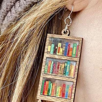 Ohringe für Bücherliebhaber im eleganten Design