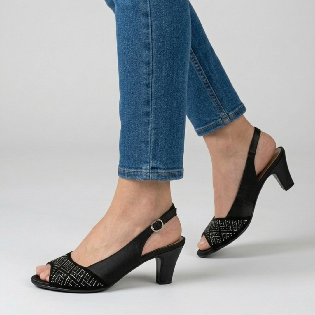 Alana - Bequemer Damensandal mit Absatz