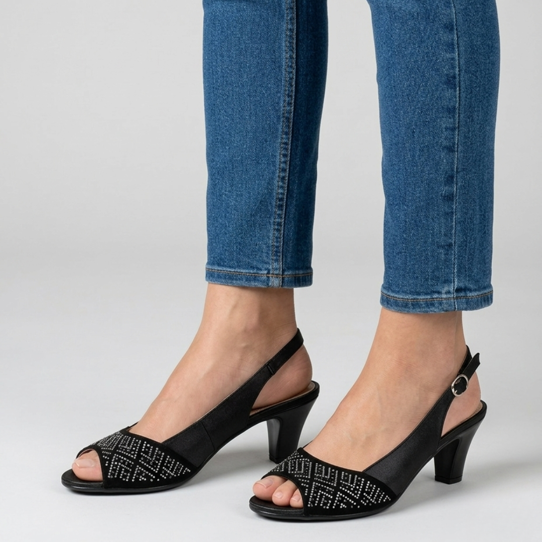 Alana - Bequemer Damensandal mit Absatz