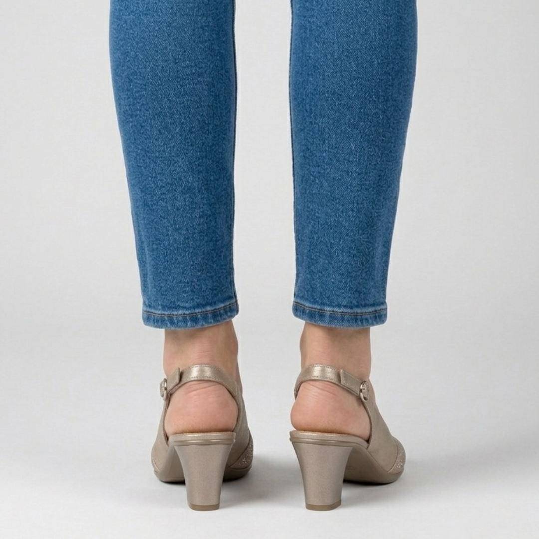 Alana - Bequemer Damensandal mit Absatz