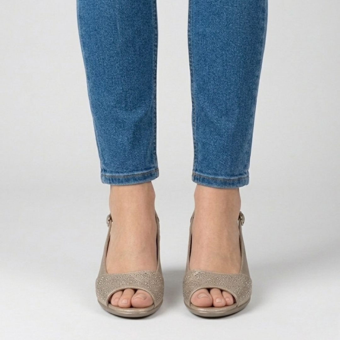 Alana - Bequemer Damensandal mit Absatz