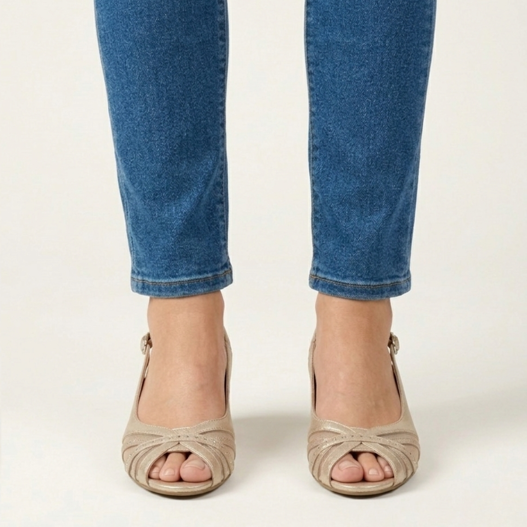 Amedea - Bequemer Damen-Sandal mit Absatz