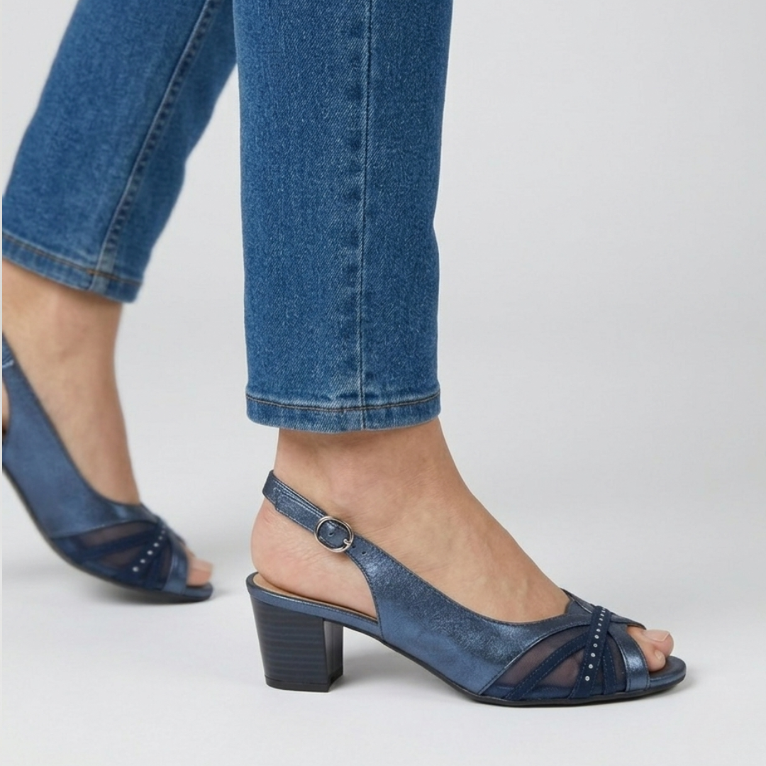 Amedea - Bequemer Damen-Sandal mit Absatz