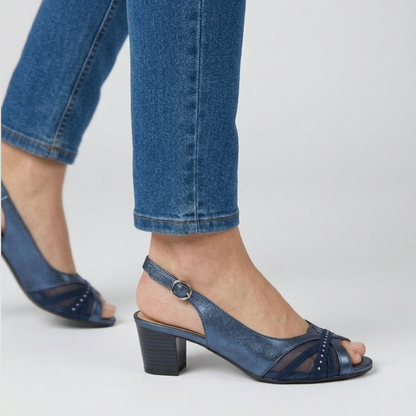 Amedea - Bequemer Damen-Sandal mit Absatz