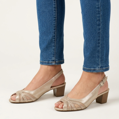 Amedea - Bequemer Damen-Sandal mit Absatz