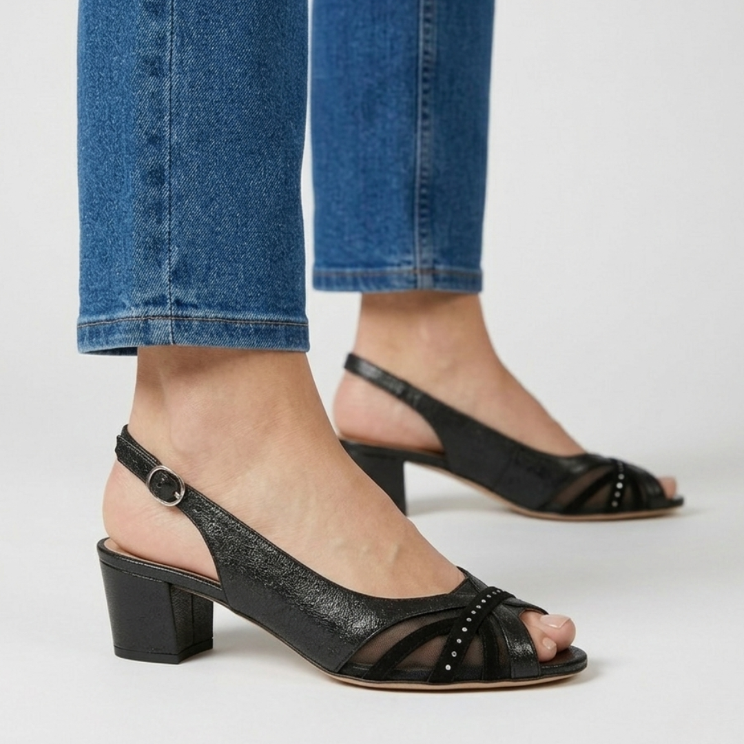 Amedea - Bequemer Damen-Sandal mit Absatz
