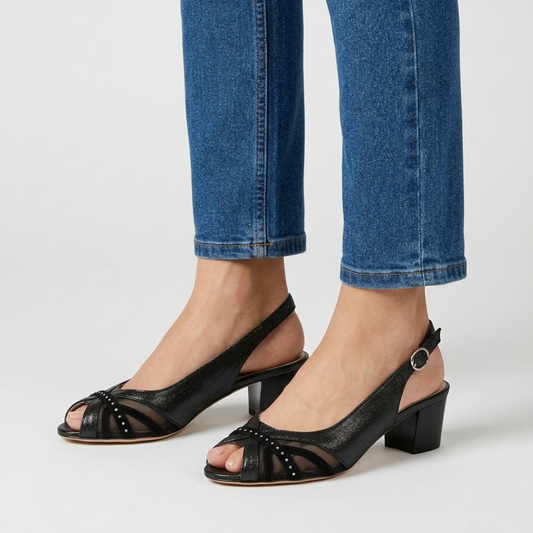 Amedea - Bequemer Damen-Sandal mit Absatz