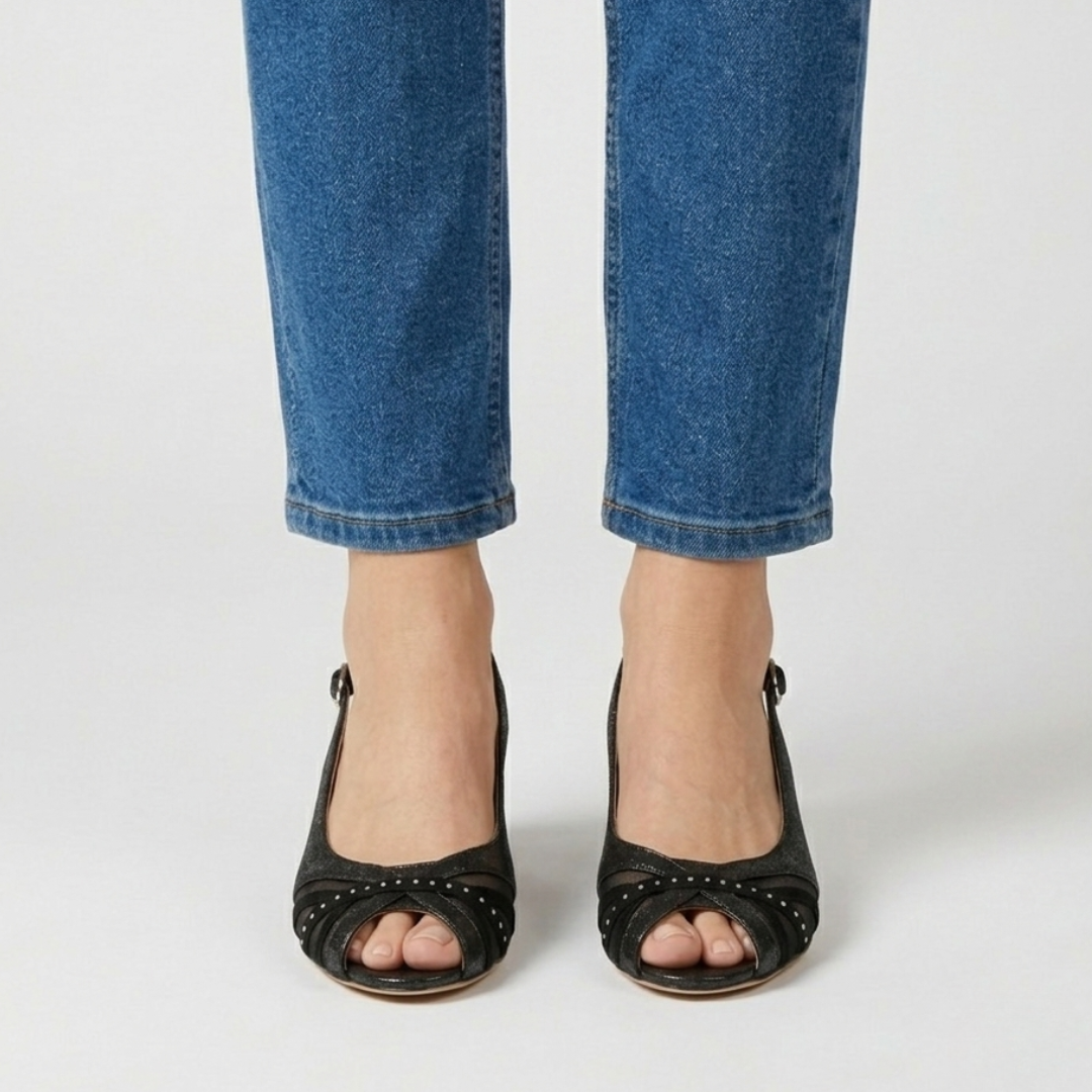 Amedea - Bequemer Damen-Sandal mit Absatz